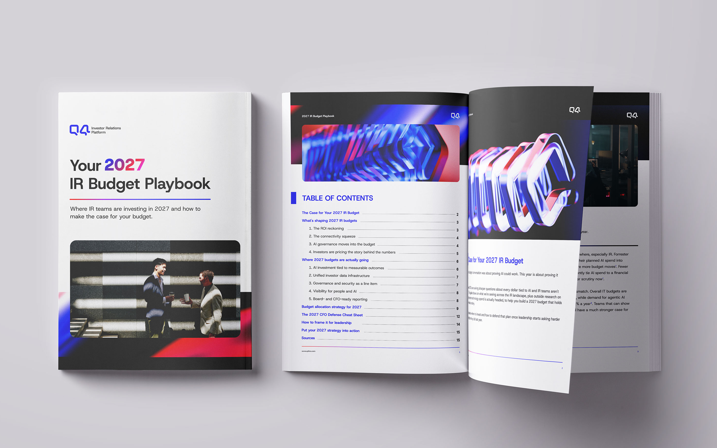 2027 IR Budget Playbook