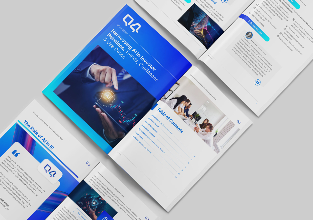 White Paper - Harnessing AI in Investor Relations: Trends, Challenges, and Use Cases