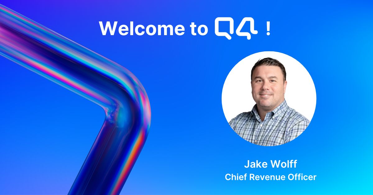 Q4 Appoints Jake Wolff as Chief Revenue Officer