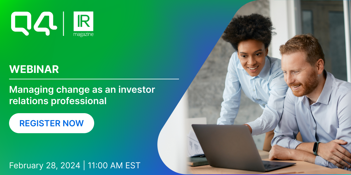 Managing change as an investor relations professional